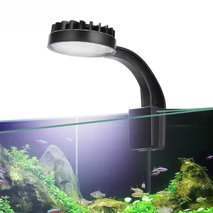 Aquarium Minilchte Led-Clip für Pflanzen Aquatisches Süßwasser Wasser Gras hohe Helligkeit niedrige Temperatur USB-Fisch-Aqualampen