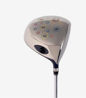 Driver de golf pour droitier, manche en acier inoxydable usiné CNC, poignée en caoutchouc