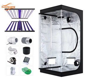 120x120x200 ס "מ לגדול תיבת אוטומטי 600d 4x4 רגליים לגדל אוהלים שלמות לגדול עם אור 720w ספקטרום מלא - Product Image 1