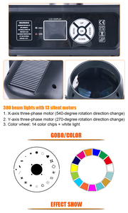 Marslite Đèn Pha Di Chuyển Chùm Tia 380W Sharpy Beam 380 Lyre Dj Sân Khấu Sự Kiện - Product Image 2