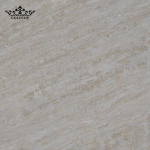 แผ่นควอตซ์ Goldtop 6045 Calacatta Cremo แบบขัดเงา สำหรับปูพื้นโรงแรม ผนังวิลล่า บันได เคาน์เตอร์ครัว - Product Image 3