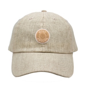 Casquette <span class=keywords><strong>de</strong></span> baseball en lin à 6 panneaux, respirante, ajustable, <span class=keywords><strong>de</strong></span> qualité supérieure, personnalisable, vente en gros - Product Image 1