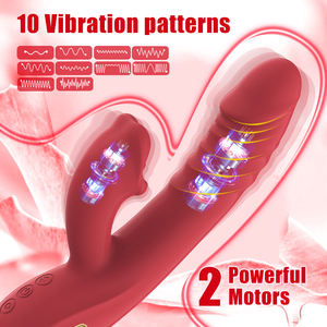Großhandel Klitoris-Stimulator Vibratoren mit 10 Vibrations- & Stoßmodi und Leckzunge Sexspielzeuge - Product Image 4
