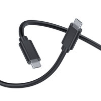 Kabel USB 3.1 ke Type C Kecepatan Tinggi 10Gbps Sinkronisasi Data Output Video 4K 60Hz Pengisi Daya Cepat 100W PD untuk Monitor Docking Station