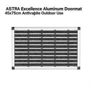 Paillasson en aluminium Astra Excellence 45x75cm Anthracite pour usage extérieur - Product Image 2