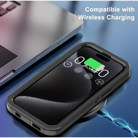  Étui robuste 3-en-1 pour iPhone 16E 16 15 14 Plus 12 13 17 Pro Max Air pour coque de charge magnétique