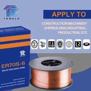 TKweld CO2 Mig Welding Wire AWS A5.18 ER 70S-6 Solid Welding Wire Copper Coated Hard Facing Welding Wire