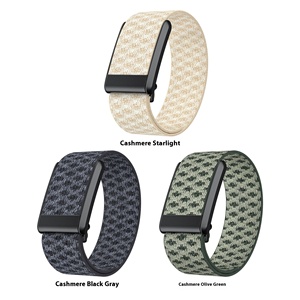 Bracelets de montre intelligente de sport, élastiques, noirs, avec boucle à crochet - Product Image 2