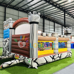 Nouveau design soldats <span class=keywords><strong>garde</strong></span> maison de rebond combo toboggan castillos gonflables château gonflable avec toboggan - Product Image 5