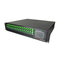 1550nm DWDM CATV Rf equipo amplificador de señal con 32 puertos 23dBm SC APC conector amplificador óptico tipo WDM EDFA