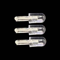 Ampoule indicatrice de tableau de bord de voiture 12V T5 1LED (blanc/bleu/jaune/vert/rose/bleu glace/rouge)