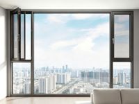 Ventanas Abatibles y Giratorias con Aislamiento Acústico y Resistencia a Huracanes, Vidrio Templado y Marco de Aluminio