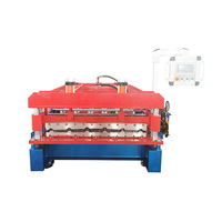 Machine de formage à froid pour tuiles en acier coloré pour murs et toitures - Offre Spéciale