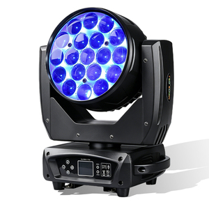 Faro mobile a LED RGBW 4in1 da 19x15W, ignifugo, DMX512, CE RoHS, per palcoscenici, teatri, chiese, auditorium e progetti interni - Product Image 1