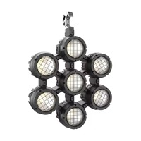 Projecteur LED COB RGBALC 300W, IP65, résistant aux intempéries, boîtier en aluminium moulé, DMX, angle de faisceau réglable, écran tactile couleur LCD