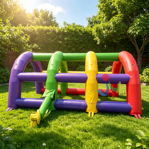 Arco Inflable de PVC de Grado Comercial con Tubos de Conexión para Alquiler en Carnavales Escolares de Verano - Product Image 3