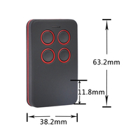 Élégant Noir 433mhz 315 RF Télécommande Dupliquer Apprentissage Rolling Code Code Fixe Télécommande Multifonction