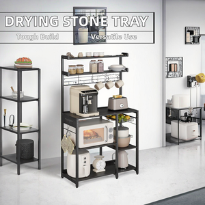 Plateau de séchage instantané en métal pour pot de fleurs, absorbant l'eau, pour organisateur de comptoir de salle de bain - Product Image 2