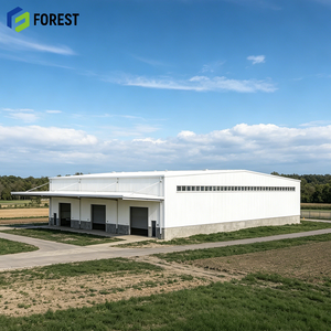 Almacén de Estructura de Acero Prefabricado, Resistente a Terremotos, para Construcción Profesional, Taller y Agricultura - Product Image 1