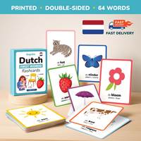 Cartes cognitives personnalisées imprimées pour les tout-petits avec papier recyclable et boîte de rangement