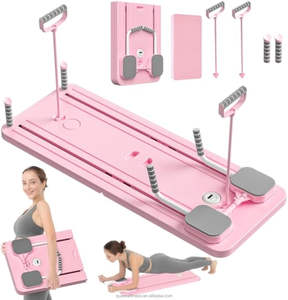 Planche de Pilates pliable multifonctionnelle pour usage domestique, appareil portable d'entraînement abdominal, ensemble de planches de Pilates pliables pour la remise en forme - Product Image 1