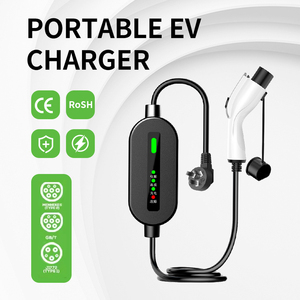 Portatile 7KW AC tipo <span class=keywords><strong>2</strong></span> 32A EVSE con spina EU nuova condizione <span class=keywords><strong>2</strong></span>.8 pollici di ricarica stazione di ricarica Ev caricabatterie - Product Image 2