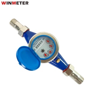 <span class=keywords><strong>Compteur</strong></span> d'<span class=keywords><strong>eau</strong></span> personnalisé DN20 multi-jets à cadran sec R160 en fonte IP68 avec réglage externe haute précision certifié CE – Vente directe usine - Product Image 1