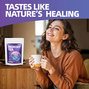 Jiaoming Private Label integratore a base di erbe memoria del cervello Focus del tè per la memoria chiara degli anziani OEM - Product Image 4