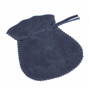 Sacchetto AMPHORA in Doppio Velluto Blu 120x140, Riciclabile e Riutilizzabile per Gioielli, Abbigliamento, Scarpe, Cioccolato, Artigianato, Regali, Logo Personalizzato - Product Image 2