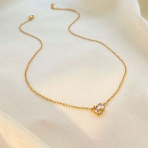 Girls Necklace Cross Border Multi Strategic No Middleman Markup Synthetic Opal Detail Solid Metal Construction - Product Image 2
