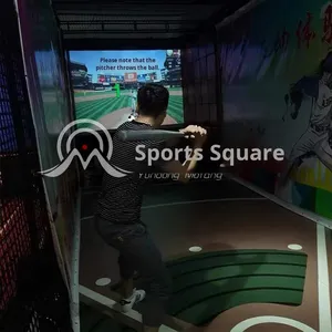 Simulador de Béisbol para Interiores, Jaula de Bateo, Dispositivo de Entrenamiento Deportivo Digital Inteligente, Equipo Moderno para Salas de Juego, Experiencia Interactiva - Product Image 5