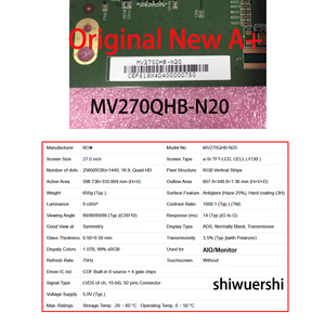 Écran LCD de remplacement A+ 27 pouces MV270QHB N20 N30 N40 N50 N51 N61 NF0 NF1 NF2 NF5 NX3 NX4 pour écran AIO – Vente en gros, Neuf et Original - Product Image 2