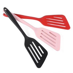 Silicone Slotted Flipper Turner Non Stick Spatula Slotted Cooking Spoon for Frying <b>Eggs</b> <b>Pan</b> Cooking - Product Image 6
