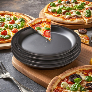 Eco-friendly per uso alimentare antiaderente in acciaio <span class=keywords><strong>al</strong></span> carbonio rotondo teglia di più dimensioni per torta di pane <span class=keywords><strong>Pizza</strong></span> - Product Image 5