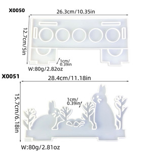 แม่พิมพ์เรซิ่นซิลิโคนทำมือ สำหรับงาน DIY สไตล์อินส์ ของตกแต่ง และอุปกรณ์ทำเค้ก สำหรับงานเรซิ่น แม่พิมพ์ปูนปลาสเตอร์ - Product Image 3