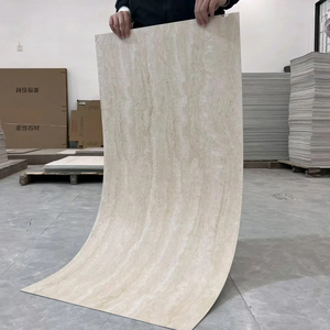 Panneaux flexibles en <span class=keywords><strong>pierre</strong></span> souple de travertin MCM, placage artificiel imperméable pour <span class=keywords><strong>mur</strong></span> de <span class=keywords><strong>douche</strong></span> de salle de bain et clôture de jardin - Product Image 6