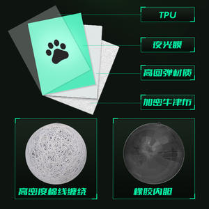 Pallone da Calcio Luminoso Interattivo per Addestramento Cani con Motivo a Impronta di Zampa - Articoli per Animali Domestici in Offerta Speciale - Product Image 3