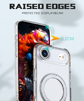 360 support magnétique rotatif coque de téléphone pour iPhone 17 Air anti-chute 2.0mm épaisseur coque de protection