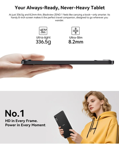 Tablette Blackview 8 pouces Écran HD Unisoc T615 4 Go + 64 Go Appareil photo 8 MP <span class=keywords><strong>Batterie</strong></span> 6000 mAh Android 15 4G ZENO 1 Tablettes <span class=keywords><strong>PC</strong></span> - Product Image 6