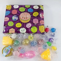 Jouet anti-stress sensoriel mignon et mystérieux en forme de fesses, boîte surprise, figurines de dessins animés assorties, cadeau de collection