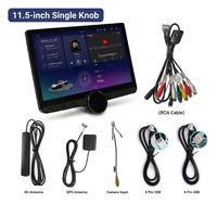LODARK UIS7870 Radio de Auto Android de 11.5 Pulgadas con un Solo Control, Android 13, Pantalla QLED, Ventilador de Refrigeración, Octa Core