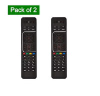Paquete de 2 controles remotos Airtel compatibles con HD Airtel Dish TV, reemplazo fácil, control remoto universal para TV, alta calidad