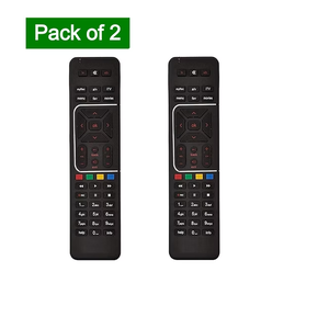 Paquete de 2 controles remotos Airtel compatibles con HD Airtel Dish TV, reemplazo fácil, control remoto universal para TV, alta calidad - Product Image 1