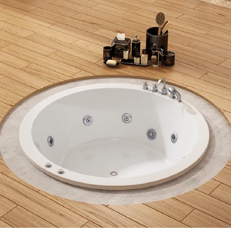 Bồn Tắm & Bồn Tắm Mát Xa Tích Hợp Bán Chạy Bồn Tắm Acrylic Bồn Tắm Spa 2 Người Hình Tròn