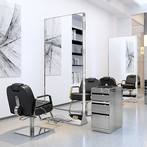 Espejo LED de Salón Popular en Internet para Barberías y Salones de Belleza, Espejo Elegante con Pantalla Táctil, Simple y Moderno - Product Image 2