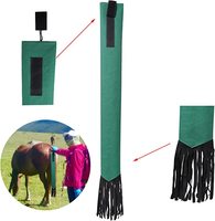 Usine vente chaude cheval queue sac néoprène cheval queue garde équine queue Wrap