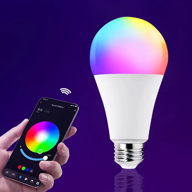 Home Colour Changing RGB Indoor Lighting E27 Decorative lights Led Lamp Smart Light Bulbs Wifi Bulb