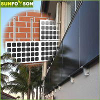 Système de montage mural solaire SunRack SFS-FA-01, support de fixation BIPV, installation verticale, structure murale photovoltaïque