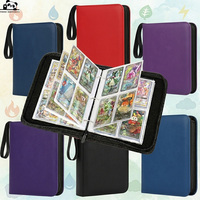 Carpeta para Tarjetas Coleccionables de Béisbol, Baloncesto y Fútbol Americano, con 4 y 9 Bolsillos, Porta Tarjetas de Visita con Fundas Protectoras
