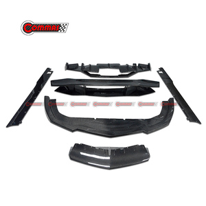 Kit carrosserie en fibre de carbone style DC pour Lamborghini Aventador LP700 : Lame avant, jupes latérales, diffuseur arrière, aileron arrière - Product Image 4